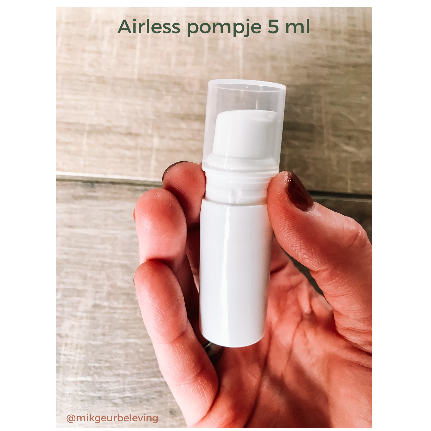 Airless pomp flesje