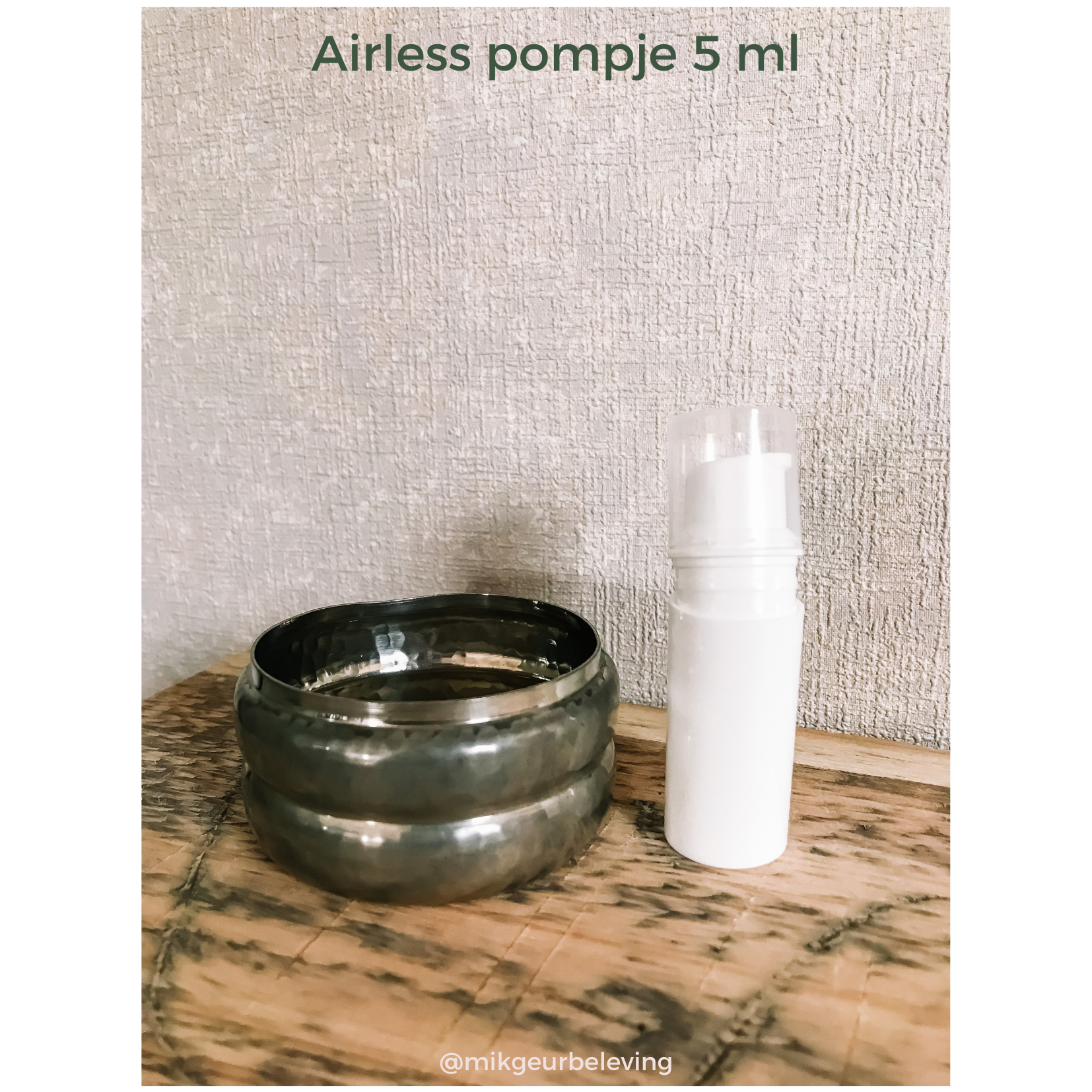 Airless pomp flesje