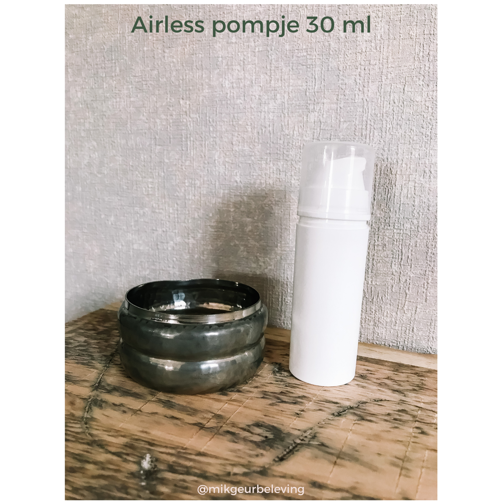 Airless pomp flesje